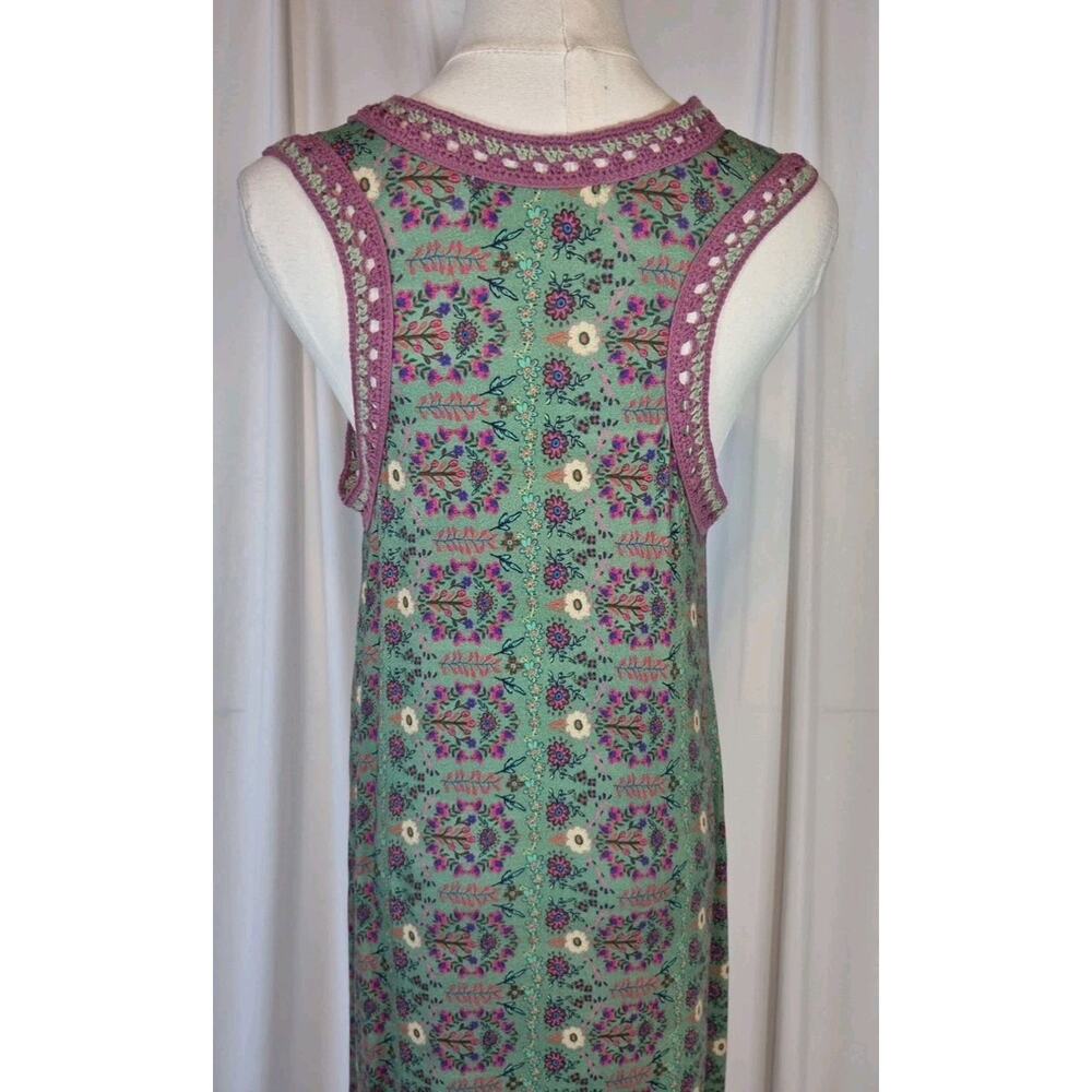 Natural Life Stevie ButterSoft Green Floral Maxi Dress New XS - Picture 8 of 10